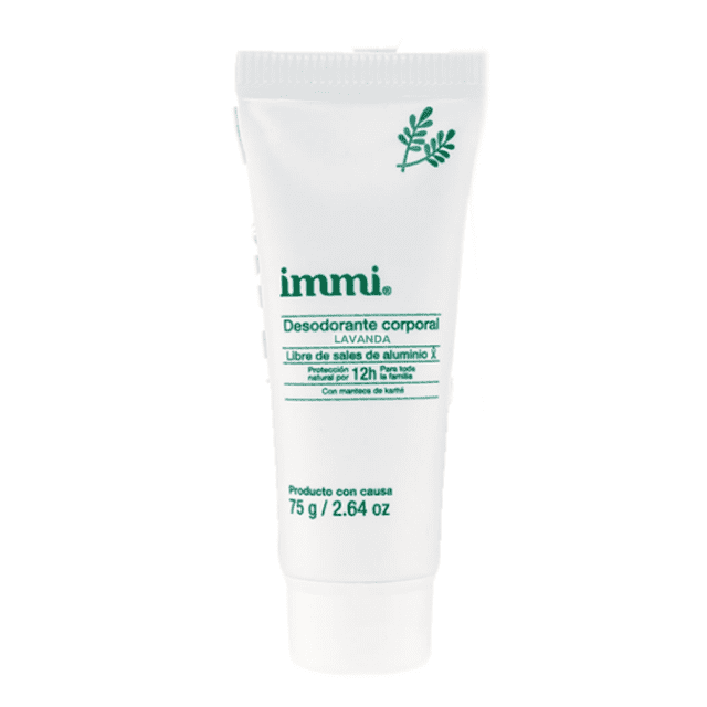 Desodorante en tubo lavanda immi Desodorante corporal tubo depresible 75 g