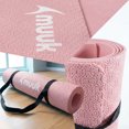 thumbnail image 2 of Tapete de Yoga MUUK Fitness 4mm Antiderrapante 150x59cm Con Correa Color Rosa Pastel, 2 of 9
