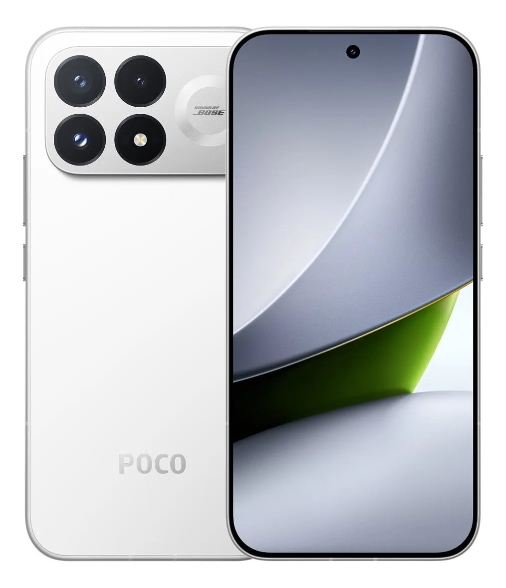 Celular Xiaomi POCO F9 Pro Dual Sim 5g 256 Gb 12 Gb White Pantalla 6.59", Snapdragon 8 Elite Gen 5 200 MP 6330mAh