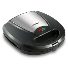 Waflera Sandwichera Parrila 3 En 1 American Xl Removible negro 1 AMERICAN 9983 Sandwichera Wafflera Parrilla-Negro