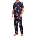 thumbnail image 4 of Conjunto De Pijama Shendy Vendy 2 Piezas Para Hombre Elegante Camisa Pantalon, 4 of 4