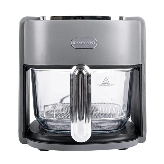 Freidora De Aire Daewoo Multifuncional Con Cesto De Vidrio Gris Oscuro  DAF-1886-GRIS 4.5 L
