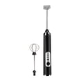 thumbnail image 2 of Espumador de leche recargable USB-C portátil - ajustable en 3 velocidades con batidor y espumador de acero inoxidable para café, latte, matcha y chocolate caliente, 2 of 3