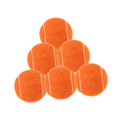 thumbnail image 1 of 6 pelotas de tenis de 64 mm de diámetro para perros de entrenamiento y ejercicio. Naranja, 1 of 9