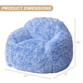 thumbnail image 4 of Yeshouse Sillón puff grande y esponjoso relleno de espuma para adultos, sofá tumbona ultrasuave y acogedor para sala de estar, dormitorio, lectura y relajación, 4 of 7