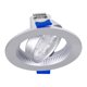thumbnail image 3 of Estevez Luminario LED dirigible para empotrar en techo con Switch CCT, Modelo Dots CCT, Color Plata, 3 of 10