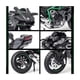 thumbnail image 3 of "Kawaski H2r Miniatura Moto Metal De Luz Y Sonido Base 1:12 negra ", 3 of 4