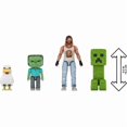thumbnail image 2 of Paquete de 4 Figuras de Acción Mattel Minecraft Película Mansión del Bosque, 2 of 4