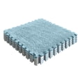 thumbnail image 1 of Plush Puzzle Floor Mat Bedside Bedroom Bedside Carpet Home Living Room 1CM Thick Suede Foam Ground Mat, 1 of 7