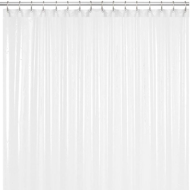 Forro para cortina de ducha Liba PEVA 8G 72'x72' Blanco