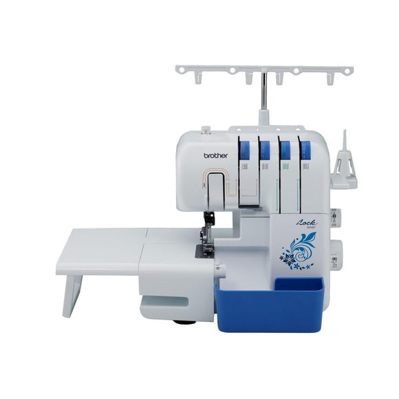 Máquina de Coser Overlok Brother 3534DT, 8 tipos de puntadas, máquina de sobrehilado, con mesa de ex Brother P&H 3534DT