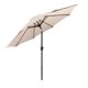 thumbnail image 1 of Sombrilla Plegable Para Exterior Jardin Playa Manivela 2.7m beige, 1 of 7