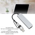 thumbnail image 4 of 5 EN 1 USB TUPO C HUB, Lector de Tarjetas de Memoria 5Gbps 3 USB3.0 Puertos de Datos Lector de Tarjetas de Almacenamiento Lector USB Multiport para Teléfonos, 4 of 7