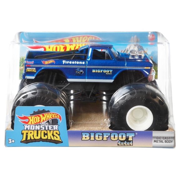 Vehículo de Juguete Mattel Hot Wheels Monster Trucks Pie Grande