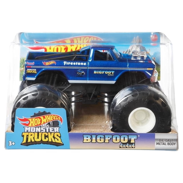 Vehículo de Juguete Mattel Hot Wheels Monster Trucks Pie Grande