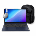 thumbnail image 1 of Combo Laptop Lenovo Ideapad Slim 3 15.6' Amd Ryzen 5 7520u 8gb Ram 512gb Ssd Windows 11 Home +  Audifonos  Bluetooth y Mochila, 1 of 8