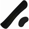 thumbnail image 1 of Ergonomic wrist rest memory foam wrist rest for keyboard and mouse hand rest set black, 1 of 3
