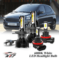 thumbnail image 1 of Juego Combinado de Bombillas LED Ford Figo 2016 2017 2018 2019 para Luz Alta/Baja + Antiniebla, Kit de 4 Unidades: 2x 9003/H4 para Faros Principales + 2x H11/H8/H16 para Faros Antiniebla, 1 of 11
