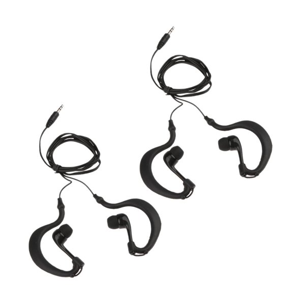 2x 3.5mm Jack Plug Auriculares Deportivos Y de Audio Subacuático a Prueba de Agua con Clip Giratorio