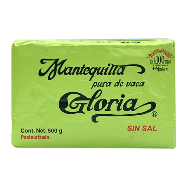 Mantequilla Gloria pura de vaca sin sal en barra 500 g