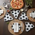 thumbnail image 3 of Pack 6 Platos Pizza Forma Rebanada Diseño Mundial Fútbol Soccer Plástico Reutilizable, 3 of 4