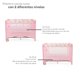 thumbnail image 3 of Cuna Corral Plegable con Cambiador y Dos Niveles D´Bebe - Rosa, 3 of 7