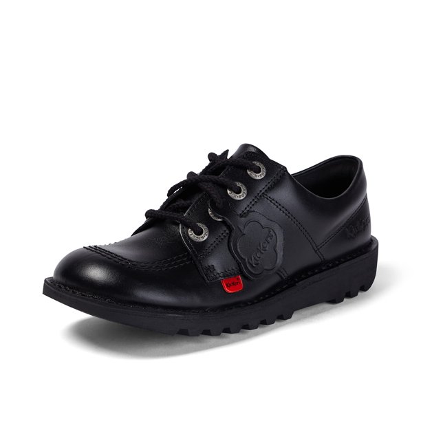 Zapatos Kickers Kick Lo Teen Negro de Cuero Talla 5 | Bodega Aurrera