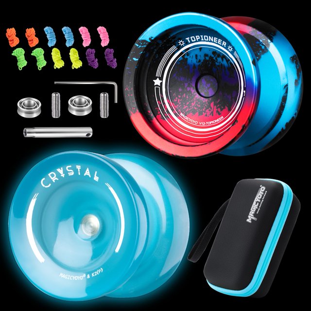 Yoyo MAGICYOYO Finger Spin V12 Metal + K2 Plastic con kit