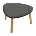 thumbnail image 2 of Mesa triangular curva de madera para sala de estar, mesa de centro triangular curva, mesa de té para balcón, mesa de piso para dormitorio, mesa de alféizar concisa, muebles Anthropologie, decoración d, 2 of 6