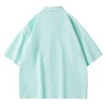 thumbnail image 3 of pstuiky Camisas de vestir de manga corta para hombre, Camisa de manga corta con botones de color liso para hombre ropa de hombre xl, 3 of 3