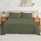 thumbnail image 1 of Kingrest 100% Algodón Juego de Sábanas de 4 Piezas para Cama California King, Bolsillos Extra Profundos para 40cm, Ultra Suave y Transpirable, 1 of 9