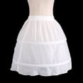 thumbnail image 4 of Crinolina de tul corto Sunnimix para niñas 2 Piezas Blanco, 4 of 8