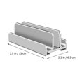 thumbnail image 2 of COMPUKAS Soporte De Aluminio Para Laptop Vertical Con Ranuras Múltiples Y Base Ajustable Para Uso En Escritorio, 2 of 8