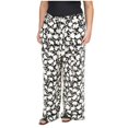 thumbnail image 1 of Michael Kors Womens Floral Belted Casual Trouser Pants, silver, Plus Size, 22W, 1 of 1