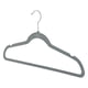 thumbnail image 3 of Set de 50 Ganchos Metálicos para Ropa PERFECT SPACE con Recubrimiento Antideslizante de Terciopelo y Gancho Giratorio 360° (Gris), 3 of 5