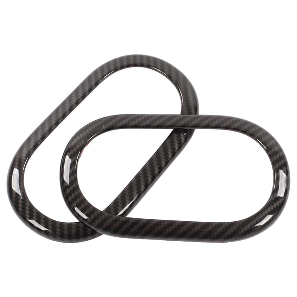 Manija 2 Piezas De Fibra De Carbono Estilo Interior Manija De Puerta Bisel Ajuste Reemplazo Para Smart Fortwo C453 A453 W453 Facelift 2015-2020