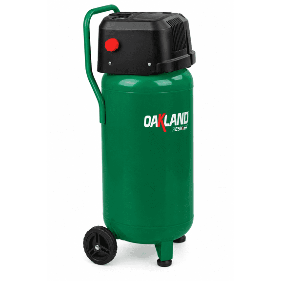 Compresor De Aire Vertical Oakland 50l 2hp Libre De Aceite Verde Oscuro 60 Monofásica