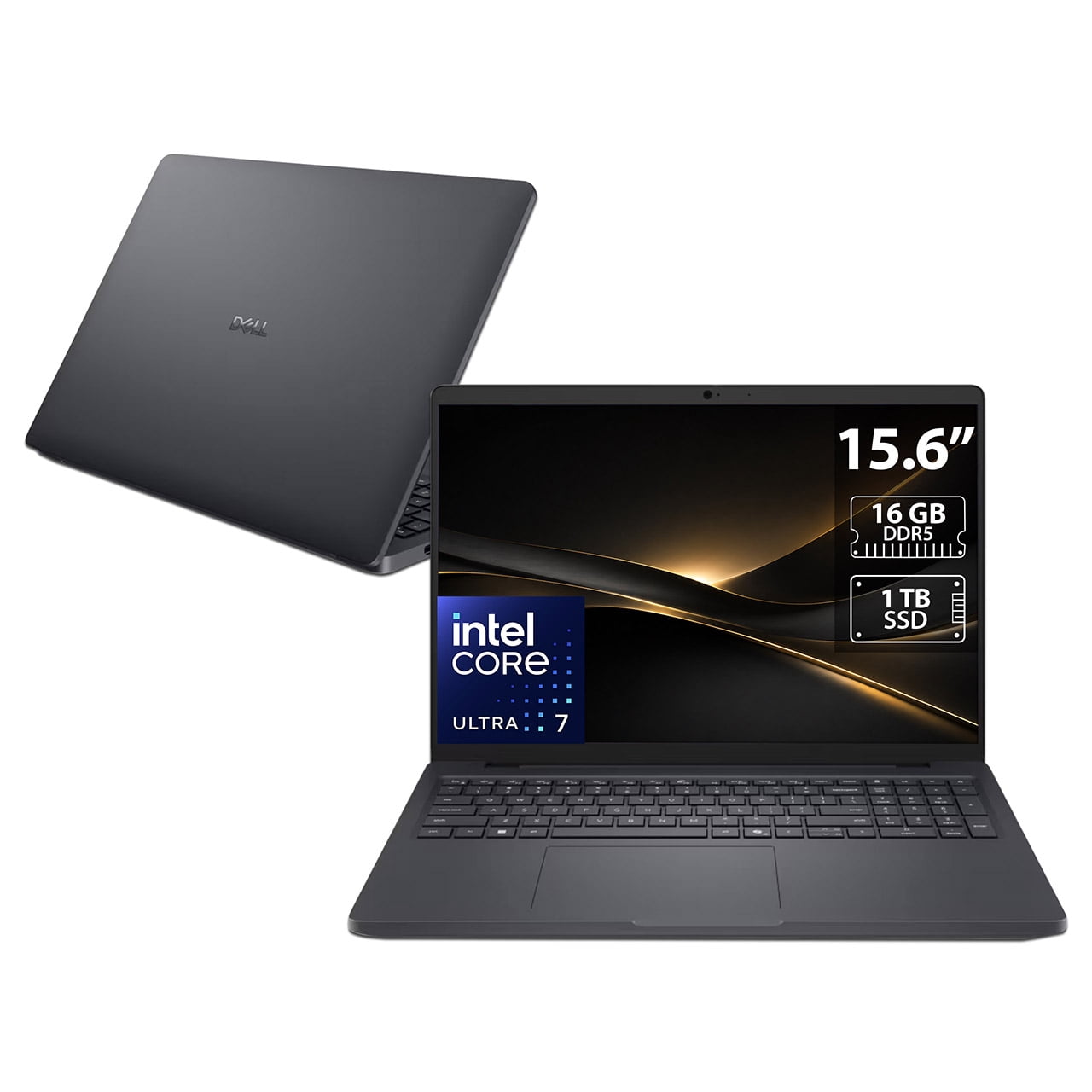 Laptop DELL Inspiron LD15260: Ultra 7 255U, Memoria de 16GB DDR5, SSD de 1TB, Pantalla de 15.6" LED Multi-Touch, Video Intel Graphics, Windows 11 Home