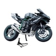 thumbnail image 1 of Modelo de motocicleta a escala 1/10 juguete de motocicleta, colección, adorno de aleación robusto realista con sonido y luz para niños regalos para Gris, 1 of 8