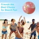 thumbnail image 4 of Pelotas de Playa Inflables de Pvc con Purpurina Semitransparente, Juguete Acuático Flotante para Deportes Al Aire Libre., 4 of 7