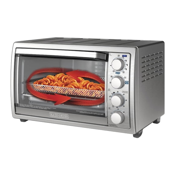 Horno Freidora de Aire Black + Decker 3 en 1 TO4315SSLA