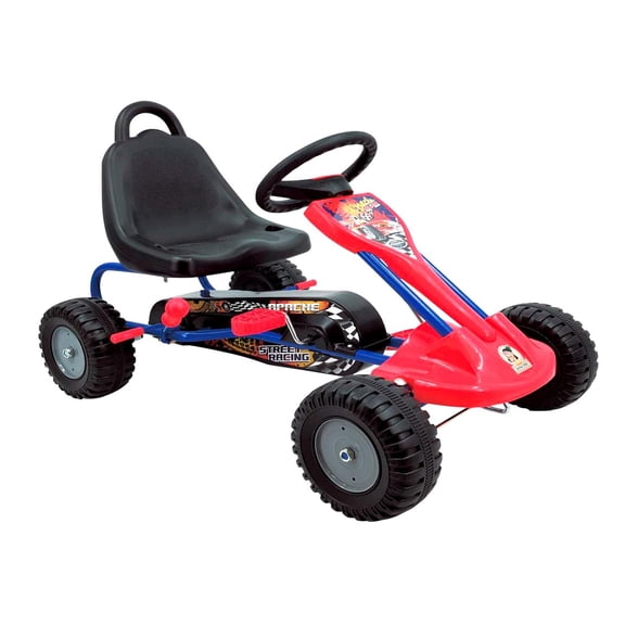 Go Kart Apache Avalancha para niño Con pedales rojo