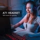 thumbnail image 3 of Audífono Over Ears Con cable Y Micrófono Boom Oneodio A71D Hi-Res Negro, 3 of 4