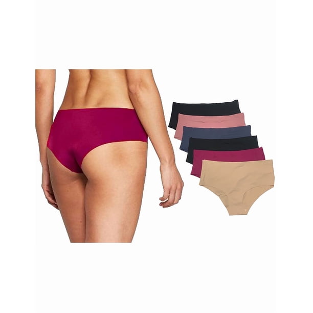 Paquete 6 Pantaletas Invisibles Sin Costuras Corte Láser Pack Incluye 6 Diferentes Colores