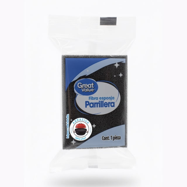 Fibra Great Value para parrillas 1 pza
