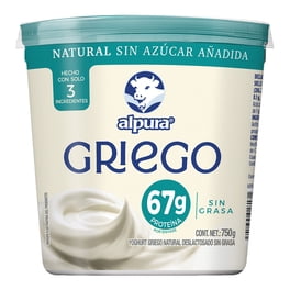 Yogurt Griego Alpura Natural Sin Azúcar 750 g