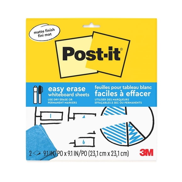 Pizarrón Adherible Post It Easy Erase 2 Pack