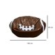 thumbnail image 2 of Sillón Puff Lunics Balón de Americano Grande Café, 2 of 6