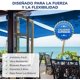 thumbnail image 2 of Malla Sombra Raschel 90% Bastilla doble y Esquina Reforzada Azul MPQ 6X4, 2 of 5