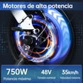 thumbnail image 3 of Bicicleta Eléctrica Plegable Honey Whale S6-S Blanco, 3 of 7